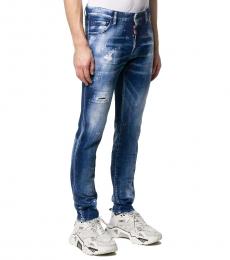 Dsquared2 Blue Washed-Out Cool Guy Fit Straight Jeans