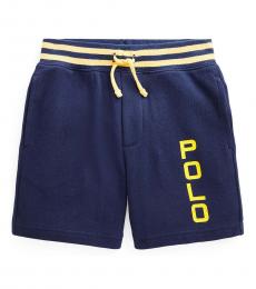 Ralph Lauren Little Boys Navy Spa Terry Shorts