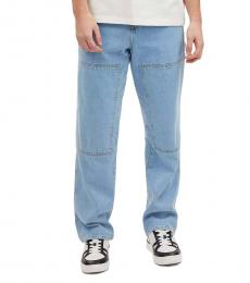 Coach Blue Straight Fit Carpenter Pants