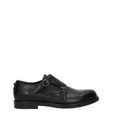 Valentino Garavani Black Monk Strap Dress Shoes