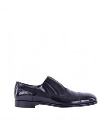 Black Elastic Milano Loafers