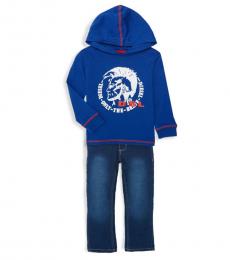 Diesel 2 Piece Hoodie/Jeans Set (Little Boys)