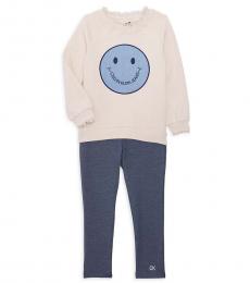 Calvin Klein 2 Piece Top/Pants Set (Little Girls)