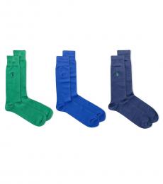 Multicolor 3 Pack Super-Soft Dress Socks