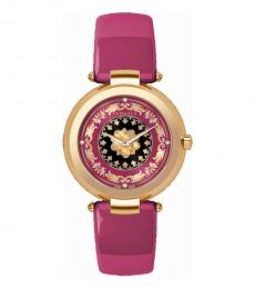 Pink Mystique Foulard Diamond Dial Watch