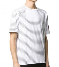 Black White Striped Easy Fit T-Shirt