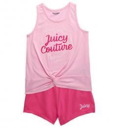 Juicy Couture 2 Piece Tank Top/Shorts Set (Girls)