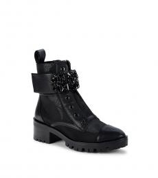 Karl Lagerfeld Black Pippa Embellished Booties