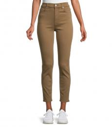 Light Brown Ankle Skinny Jeans