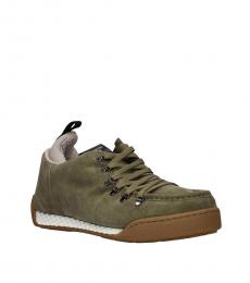 Green Suede Sneakers