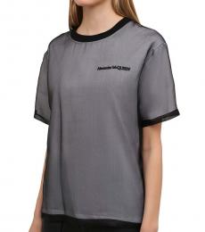 Alexander McQueen Black Crewneck T-Shirt
