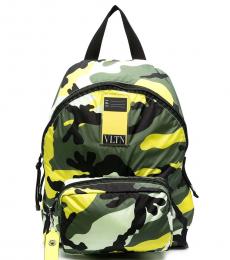 Camo Print Large Backpack