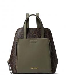 Calvin Klein Dark Brown Lilly Small Backpack