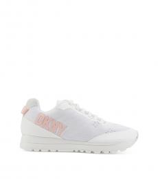 DKNY Off White Rosewater Jaxson Sneakers