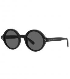 Stella McCartney Black Round Sunglasses