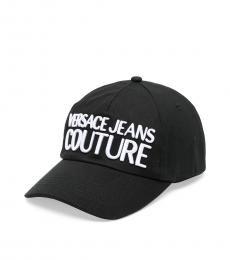 Versace Jeans Couture Black Logo Baseball Cap