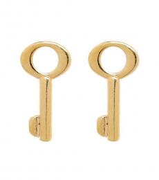 Marc Jacobs Gold Key Earrings