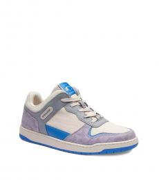 Coach Chalk C201 Lace Up Sneakers