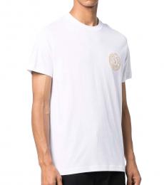 Versace Jeans Couture White Graphic Logo T-Shirt
