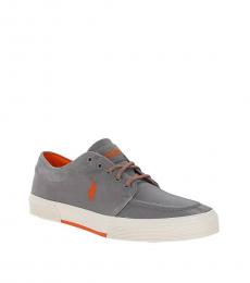 Ralph Lauren Grey Orange Fernando Sneakers