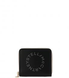 Stella McCartney Black Logo Wallet