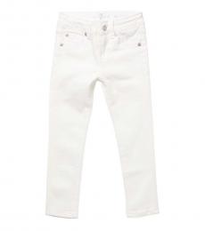 7 For All Mankind Little Girls White Skinny Jeans