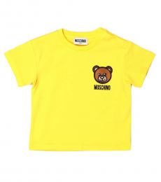 Moschino Baby Boys Red Teddy Embroidery T-Shirts