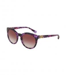 Purple Marble Pattern Sunglasses