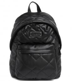 Marc Jacobs Black Quilted Large Backpack