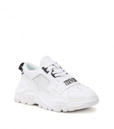 Versace Jeans Couture White Logo Speedtrack Sneakers