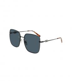 Ferragamo Black Square Sunglasses
