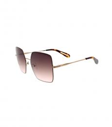 BCBGMaxazria Golden Brown Gradient Sunglasses