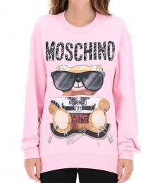 Moschino Light Pink Crewneck Sweatshirt