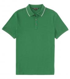 Michael Kors Green Classic Fit Logo Polo
