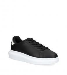 Just Cavalli Black Low Top Sneakers