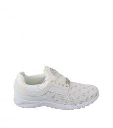 Philipp Plein White Polyester Casual Sneakers