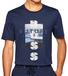 Dark Blue Regular-Fit T-Shirt