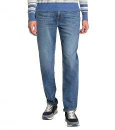 True Religion Blue Geno Slim Fit Jeans
