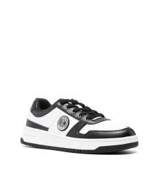 Just Cavalli White Low Top Sneakers