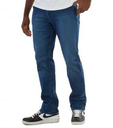 True Religion Dark Blue Ricky Straight Leg Stretch Jeans