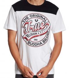 True Religion White Graphic Print T-Shirt