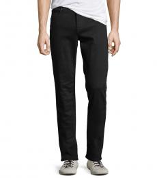 7 For All Mankind Black Standard Straight-Leg Jeans