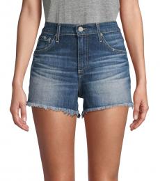 AG Adriano Goldschmied Fifteen Year Bazaar Boyfriend Denim Shorts
