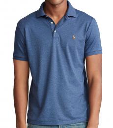 Ralph Lauren Derby Blue Custom Slim Fit Polo