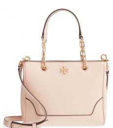 Tory Burch Shell Pink Carter Chain Small Tote