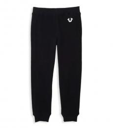 True Religion Little Boys Black Core Sweatpants