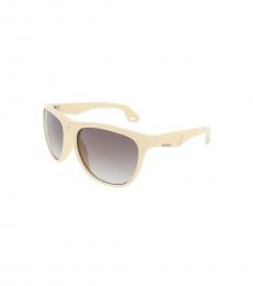 Diesel Ivory Rectangle Sunglasses