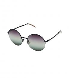 Burberry Blue-Green Violet Gradient Sunglasses