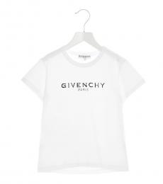 Givenchy Little Girls Front Logo T-Shirt