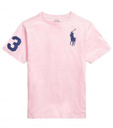 Ralph Lauren Boys Carmel Pink Big Pony T-shirt
